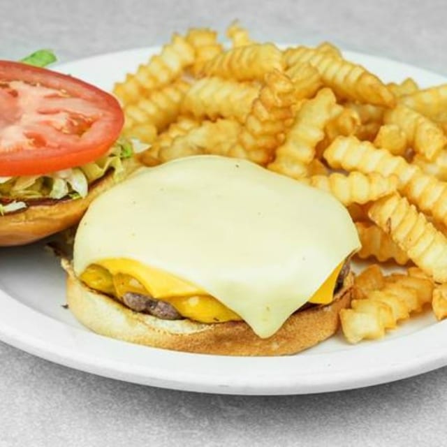 Cheezy Burger.