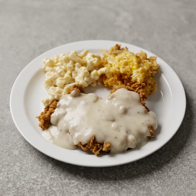 Crispy Butter Milk Chicken Breast or Crispy Flounder.