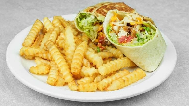 Crispy Buffalo Chicken Wrap.